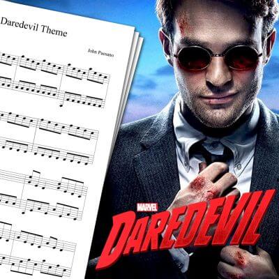 Daredevil Theme Sheet Music